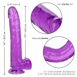Size Queen 10 Inch - 25.5cm - Purple - Image 8