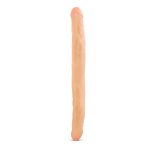 B Yours 14 Inch Double Dildo - Beige - Image 2