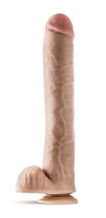 Dr. Skin - Dr. Michael - 14 Inch Dildo With Balls - Beige - Image 4