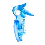 Stay Hard 10 Function Vibrating Tongue Ring - Blue - Image 2