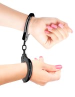 Fetish Fantasy Series Anodized Cuffs - Black - Image 2