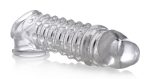 1.5 Inch Penis Enhancer Sleeve - Clear - Image 6