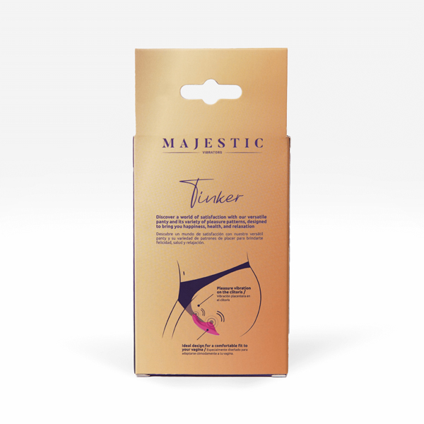 pqPScpzr Panty Vibrator Tinker Majestic App Based - Pink - Image 1