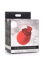 Inmi - Bloomgasm Wild Rose Silicone Suction Stimulator - Red - Image 9