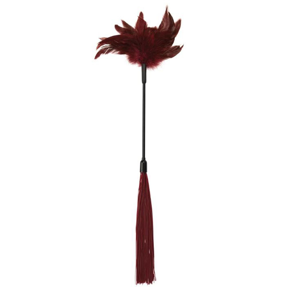 q5LLtNXD5tZ4PApJdeH1ysl5iIgg0yWu Sex and Mischief Enchanted Feather Tickler - Burgundy - Image 1