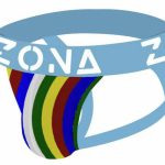 Neon Rainbow Jockstrap - Medium