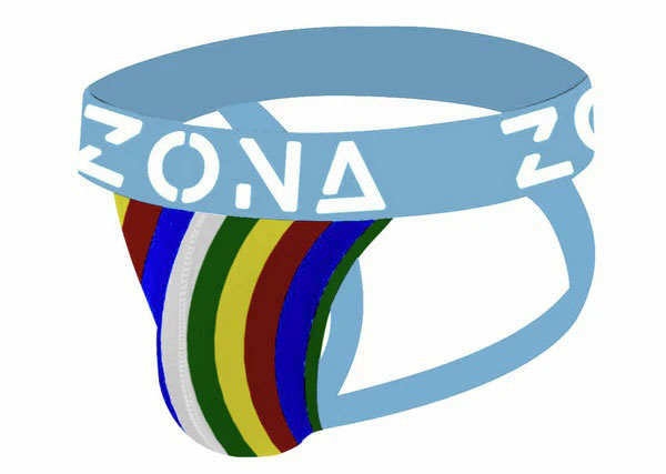 qEHFT9lq Neon Rainbow Jockstrap - Medium - Image 1