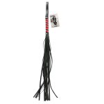 Sex and Mischief Stripe Flogger - Red and Black - Image 2