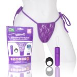 Screaming O 4t - Vibrating Panty Set With Remote Control Ring - Grape - Image 4