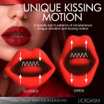 Lickgasm Kiss and Tell Mini Kissing and Vibrating Clitoral Stimulator - Red - Image 4