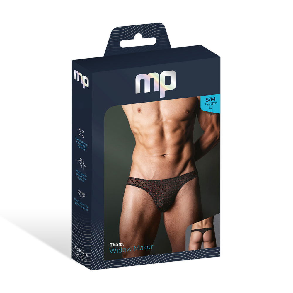 qYLEEHJh Widow Maker Classic Thong - S/m - Black - Image 1
