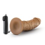Dr. Skin - Dr. Joe - 8 Inch Vibrating Cock With Suction Cup - Mocha - Image 3