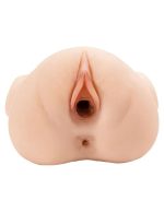 Pdx Plus Double Pounder Vibrating Squeeze Stroker - Light - Image 3