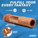Jock 1.5" Silicone Penis Extension Sleeve - Medium - Image 3