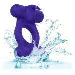Silicone Rechargeable Triple Orgasm Enhancer - Purple - Image 7