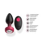 Eluxe Vibrating Clr Gem Rbyombre Plug Md With Remote - Image 6