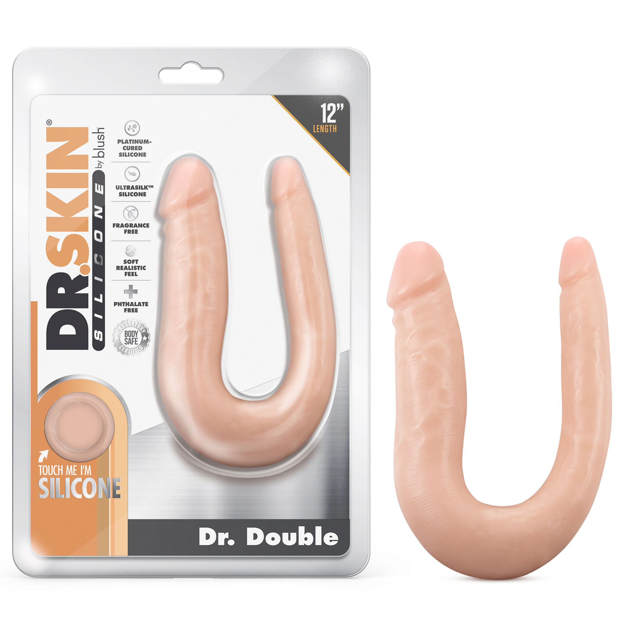 qrPLiYM1QHDmz7dC7RVg1tpsbw07lFWW Dr. Skin Silicone - Dr. Double - 12 Inch Double Dong - Vanilla - Image 1