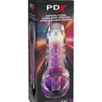 Pdx Elite Viewtube XXL See-Thru Ez-Grip Led Stroker - Clear