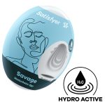 Satisfyer Masturbator Egg - Savage - Blue - Image 2