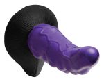 Orion Invader Veiny Space Alien Silicone Dildo - Purple - Image 5