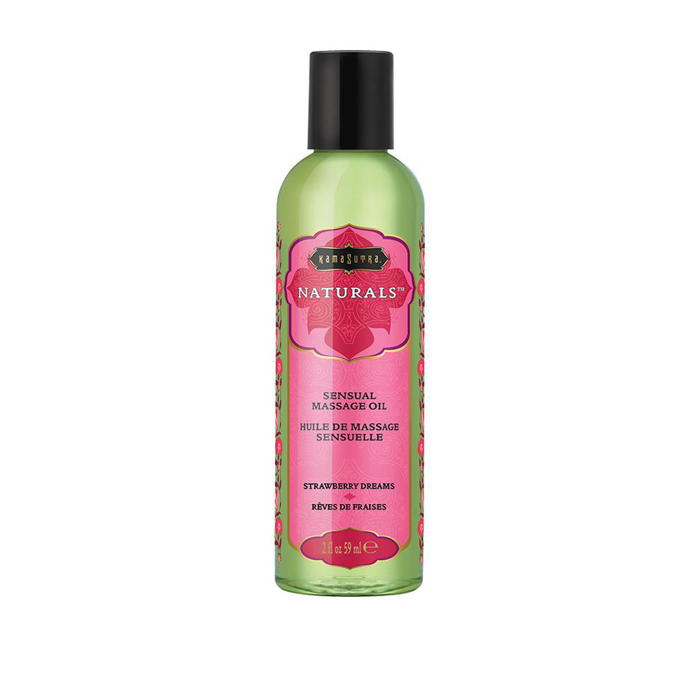 rCONIwJ2pMRL0g8qTKD53S2yQCRn1JB4 Naturals Massage Oil - Strawberry Dreams - 2 Fl Oz (59 ml) - Image 1
