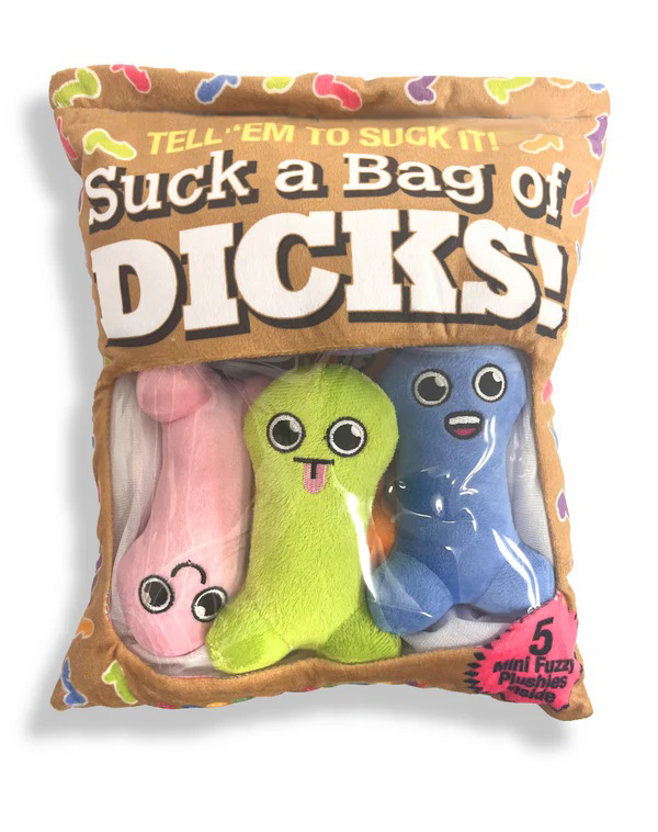rMmHZ6d9 Suck a Bag of Dicks Plushy Pillow With 5 Dicks - Image 1