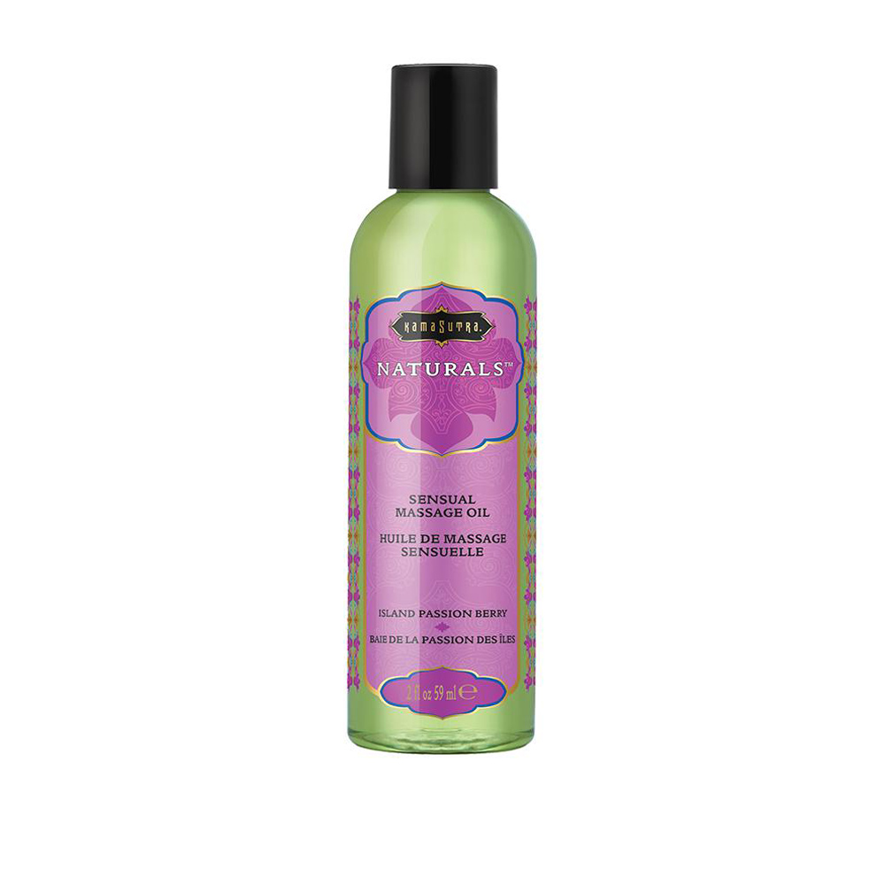 rhQ8Xtng8tb3n24QcPf0NkXZUb2y8DRW Naturals Massage Oil - Island Passion Berry - 2 Fl Oz (59 ml) - Image 1