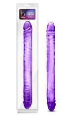 B Yours 18 Inch Double Dildo - Purple - Image 2