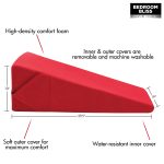 Xl-Love Cushion Large Wedge Pillow - Red - Image 5