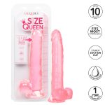 Size Queen 10 inch/25.5 Cm - Pink - Image 6