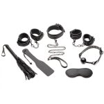 Master of Kink 10 Piece Deluxe Bondage Set - Black - Image 8