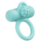 Silicone Rechargeable Nubby Lover's Delight - Blue - Image 10