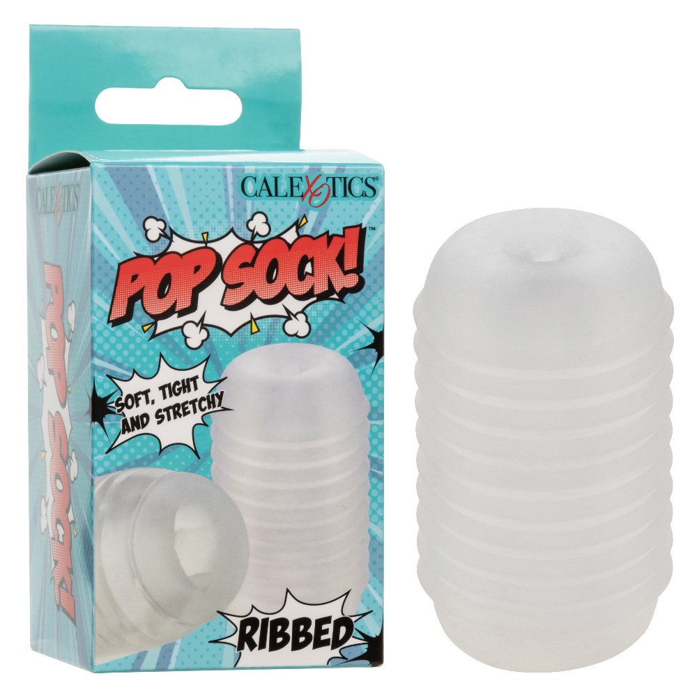 sd6Ejb2VymzH7shtexnhoGH9dgecUTsw Pop Sock Ribbed - Clear - Image 1