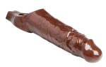 Really Ample Penis Enhancer Sheath - Brown - Image 2