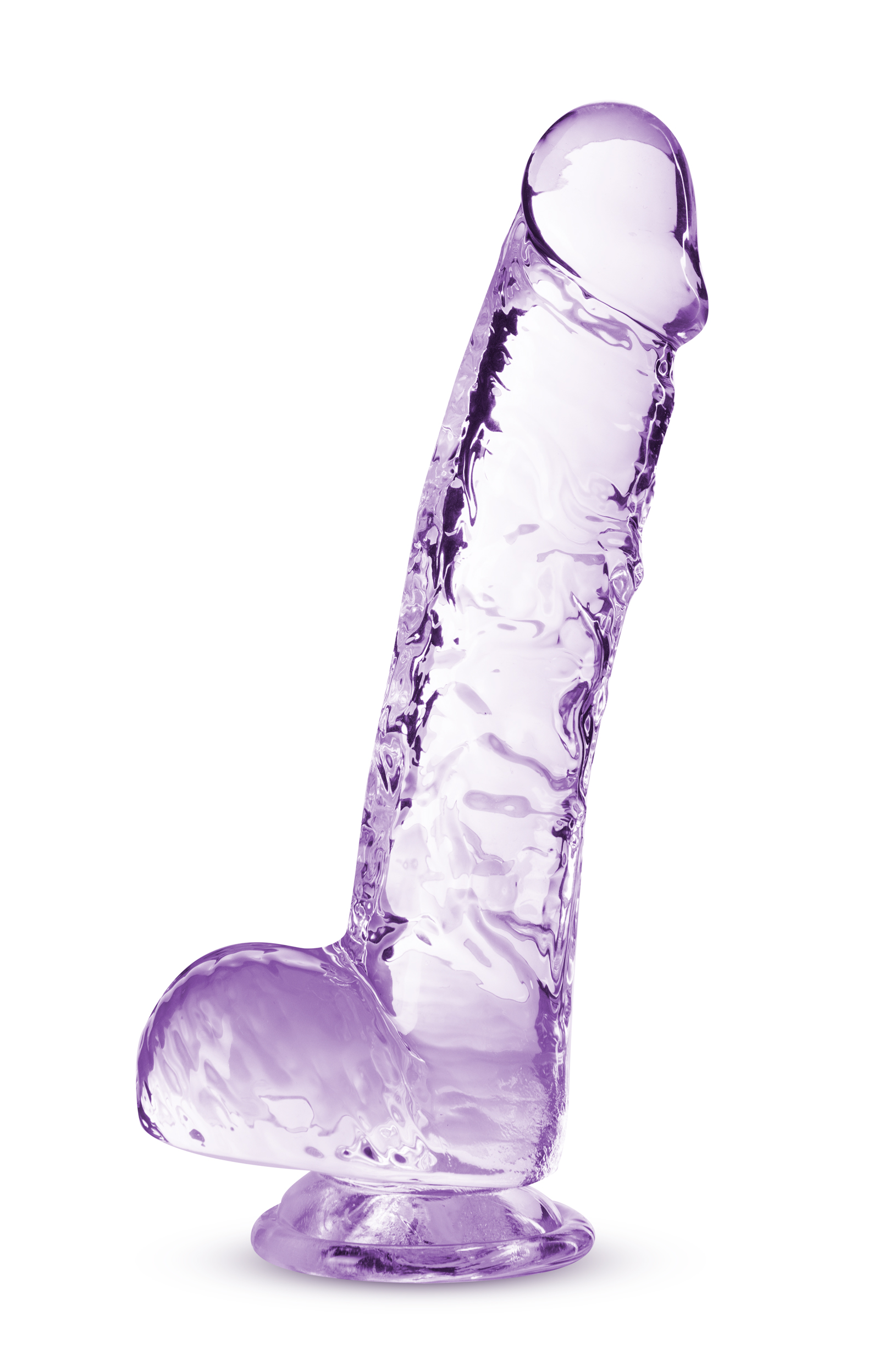 sysT87sTOcWEZLivQgSwvDOx8uI0OTjK Naturally Yours - 6 Inch Crystalline Dildo - Amethyst - Image 1