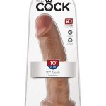 King Cock 10 Inch Cock - Tan