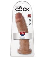 King Cock 10 Inch Cock - Tan - Image 3