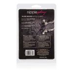 Silver Beaded Nipple Clamps - Image 2