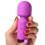 10x Mini Silicone Wand - Purple - Image 5