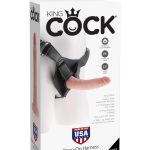 King Cock Strap on Harness With 7 Inch Cock - Flesh