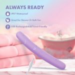 Play With Me Silicone Double Ended Vibrator - Purple