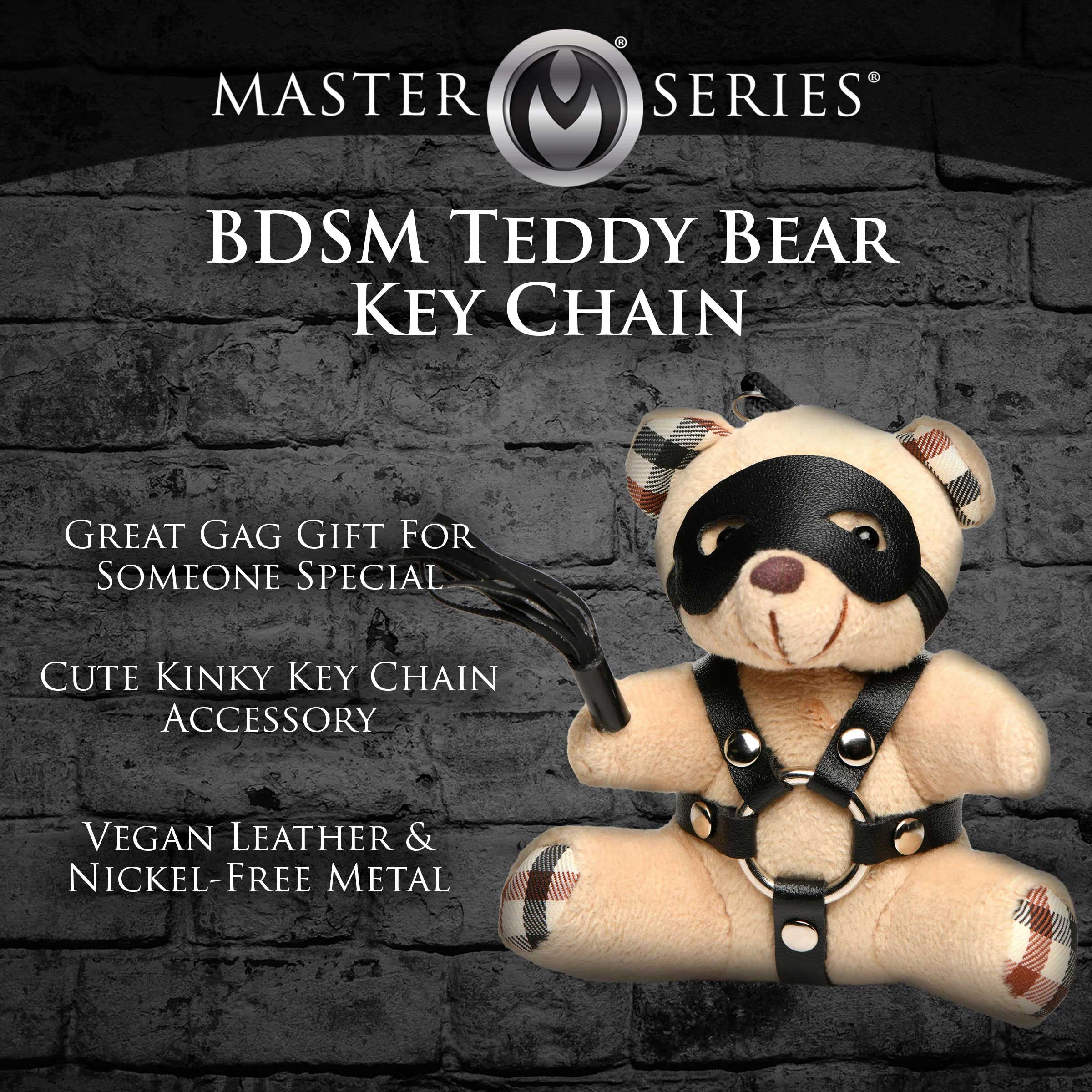 tBCcXd6D4FsgeHJktnCk32Mn351aoaaE BDSM Teddy Bear Keychain - Image 1