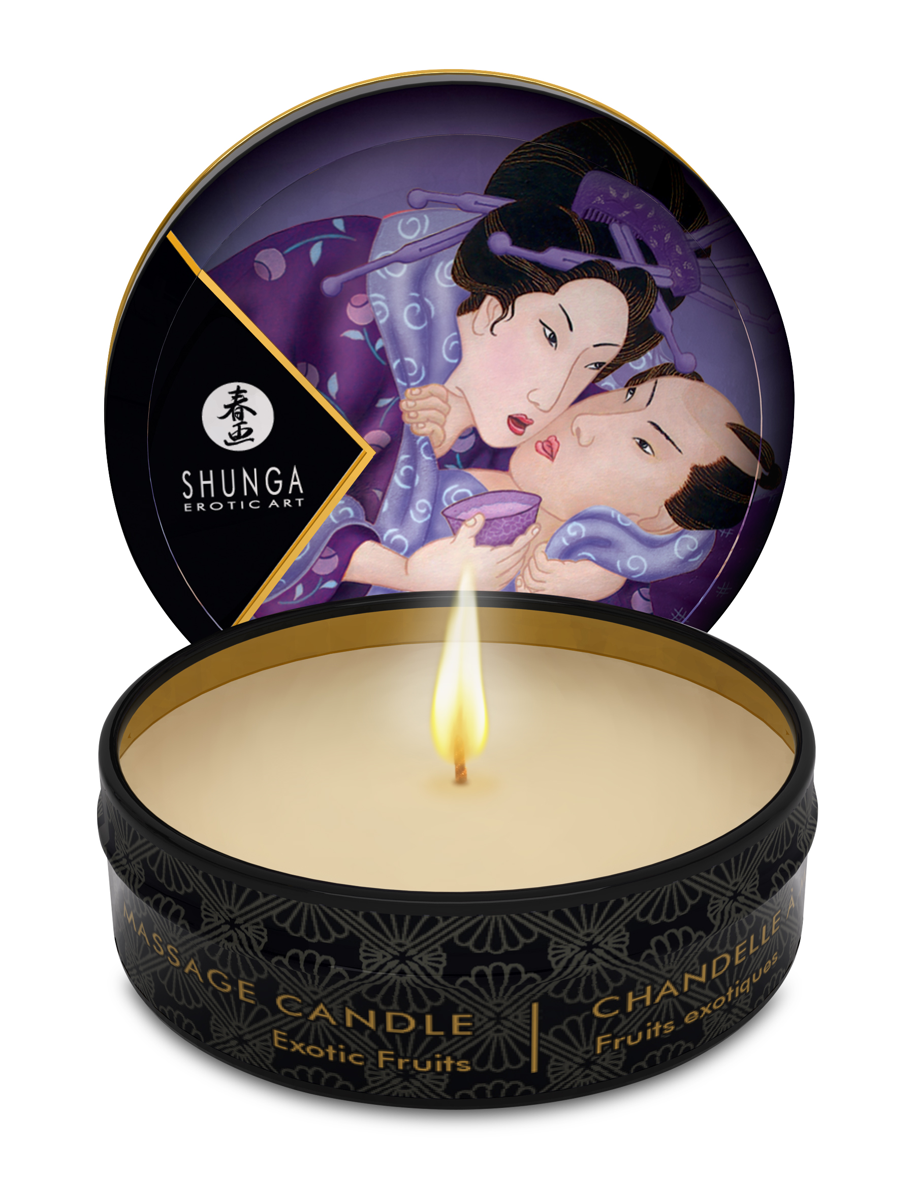tKrTN1KEqGWIKO2CW2vsqAZKSqvotclK Mini Massage Candle - Libido - Exotic Fruits - 1 Fl. Oz. - Image 1