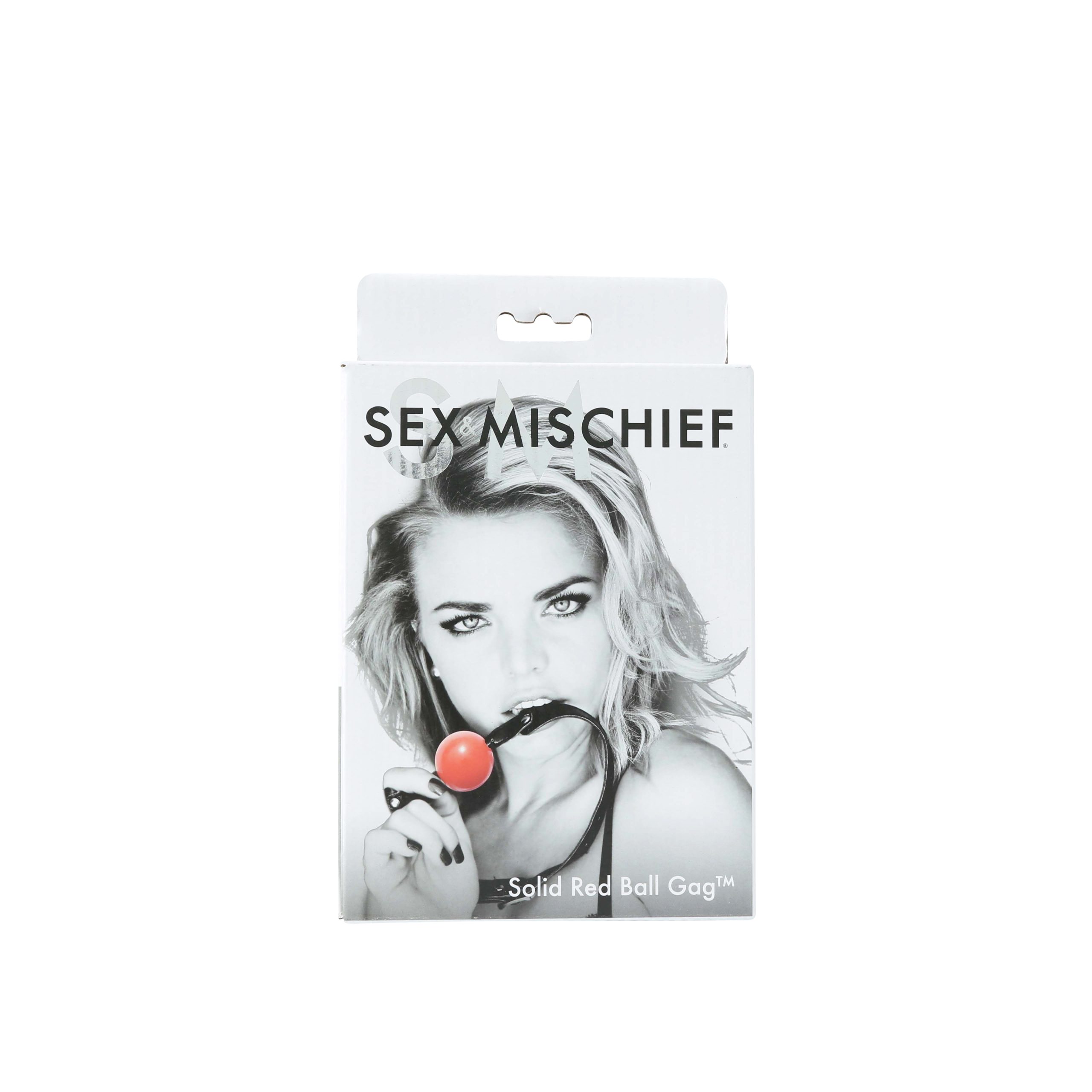 tS4MQtI1pOF7jC3ejn10gZBPnHTVZ23C Sex and Mischief Solid Ball Gag - Red - Image 1