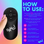 Vibrating Rainbow Butt Plug - Image 2