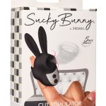 Sucky Bunny Clit Stimulator - Black