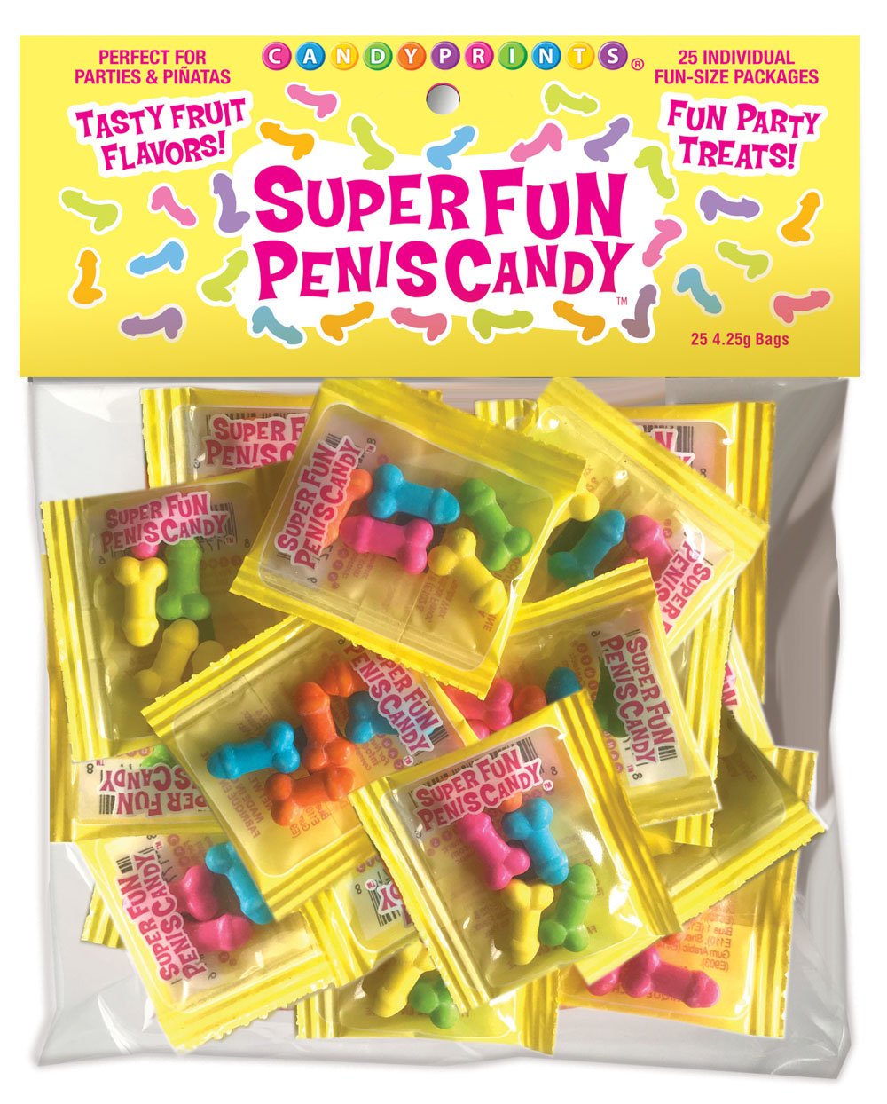 tsFxebDAyIkEY3x6Op2jLYXXCGKlcEY8 Super Fun Penis Candy 25 Individual Fun-Size Packages - Image 1