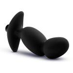 Anal Adventures- Platinum - Silicone Vibrating Prostate Massager 04-Black - Image 2