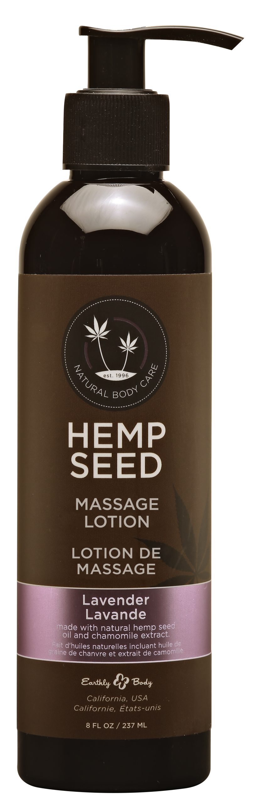 twayplU6EBiA4Y4ippRGVtbMhZ2WBBxv Hemp Seed Massage Lotion - Lavender - 8 Fl. Oz. / 237ml - Image 1