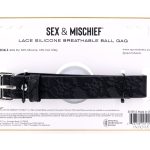 Lace Silicone Breathable Ball Gag